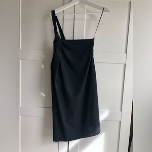 Theory One Shoulder Shift Dress, size 8